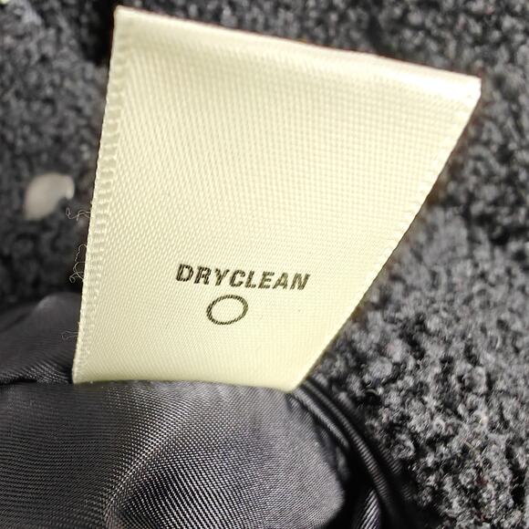 Max Studio Black Fuzzy Zip Jacket with Pockets Size M NWT - Picture 8 of 9